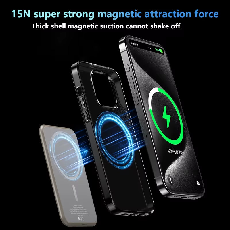 10000Mah Portable Wireless Power Bank with LED Digital Display Mag Safe