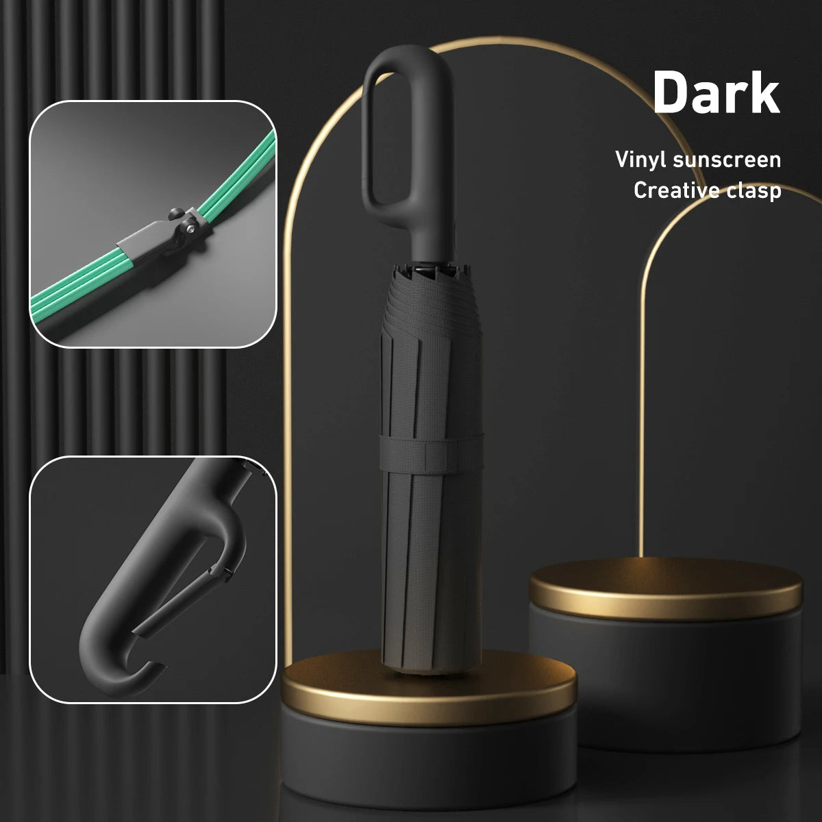 Automatic Open/Close Windproof Umbrella