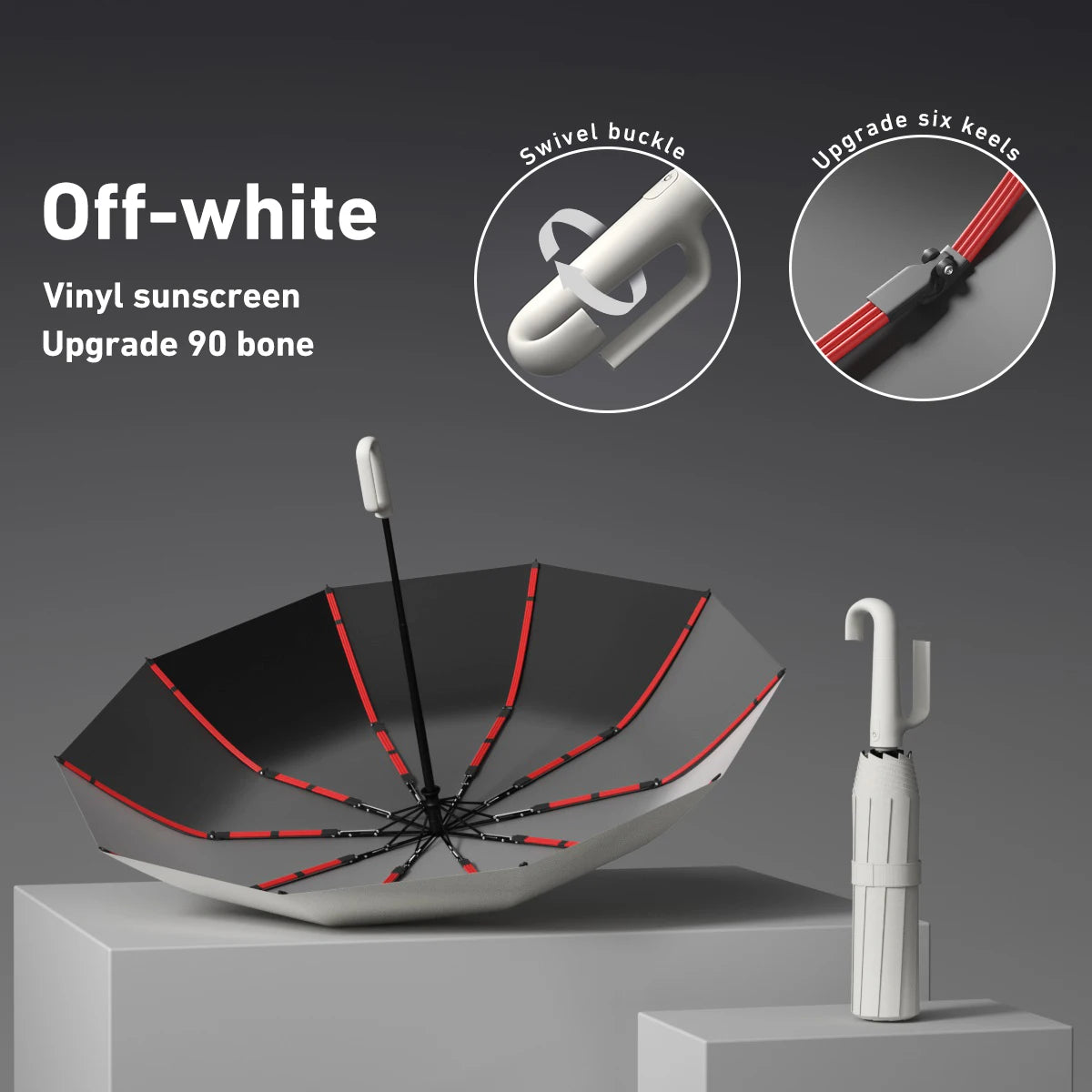 Automatic Open/Close Windproof Umbrella