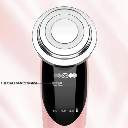 Facial Radio frequency Emitter Promotes Collagen Production Portable Age-Defying Easy to Use Wrinkle Reduction Skin Care