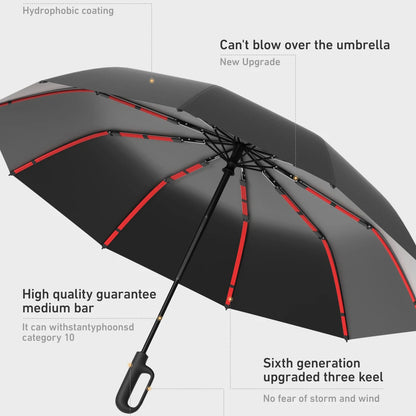 Automatic Open/Close Windproof Umbrella