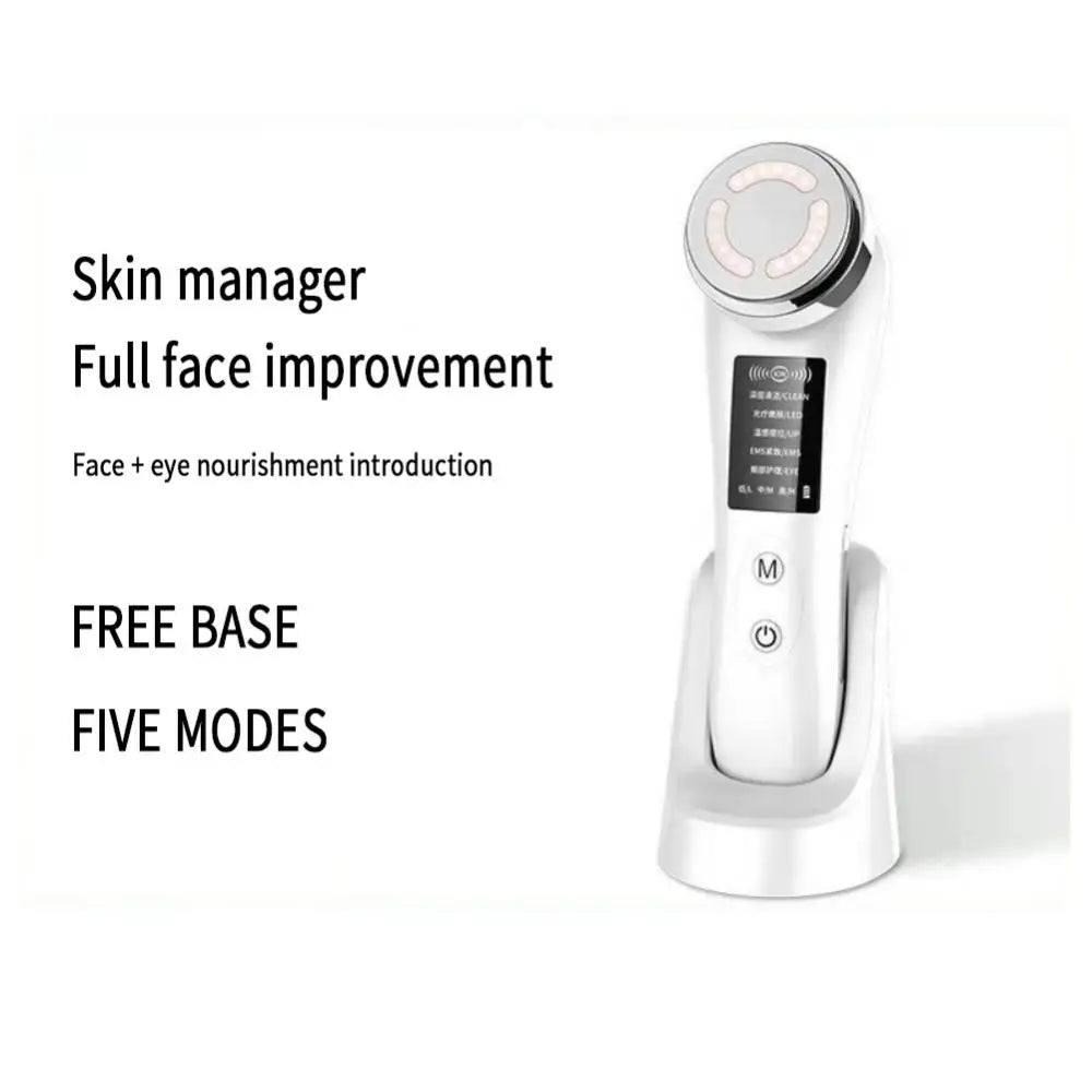 Facial Radio frequency Emitter Promotes Collagen Production Portable Age-Defying Easy to Use Wrinkle Reduction Skin Care