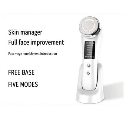 Facial Radio frequency Emitter Promotes Collagen Production Portable Age-Defying Easy to Use Wrinkle Reduction Skin Care