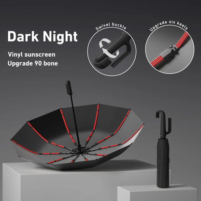 Automatic Open/Close Windproof Umbrella