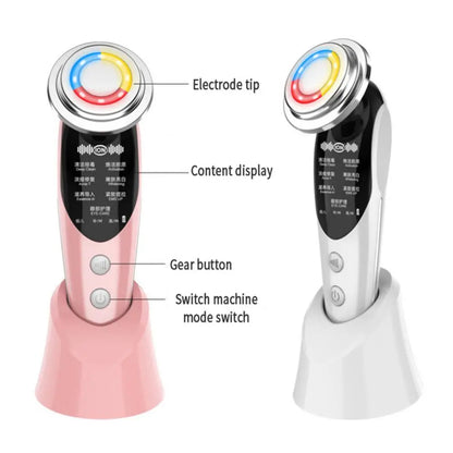 Facial Radio frequency Emitter Promotes Collagen Production Portable Age-Defying Easy to Use Wrinkle Reduction Skin Care