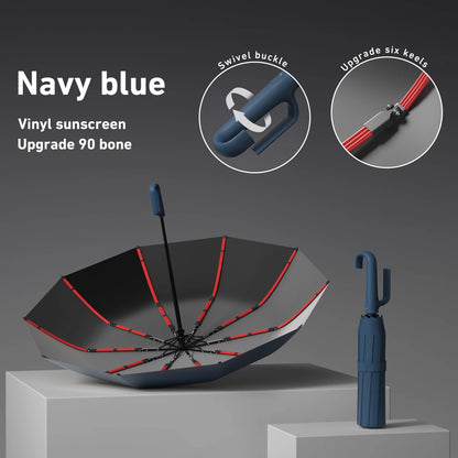 Automatic Open/Close Windproof Umbrella