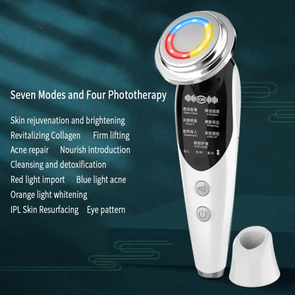 Facial Radio frequency Emitter Promotes Collagen Production Portable Age-Defying Easy to Use Wrinkle Reduction Skin Care