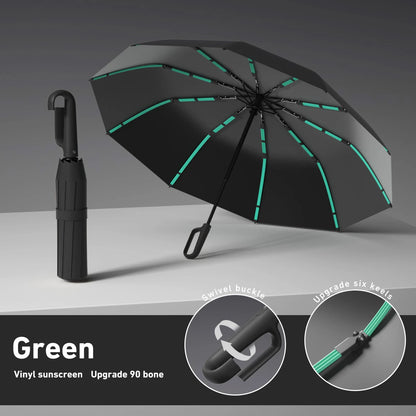 Automatic Open/Close Windproof Umbrella