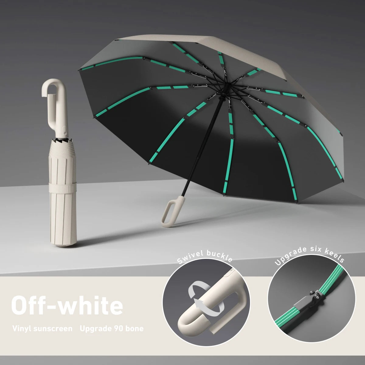 Automatic Open/Close Windproof Umbrella
